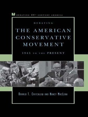 cover image of Debating the American Conservative Movement